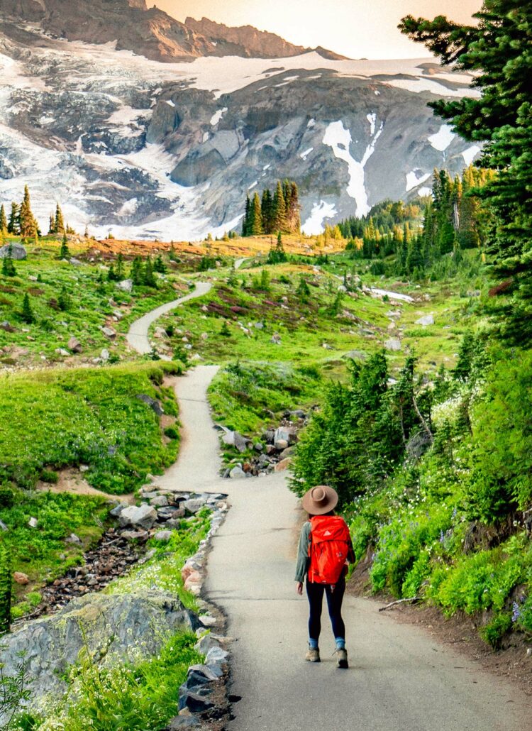 Hiking the JAW-DROPPING Skyline Loop Trail at Mt. Rainier National Park