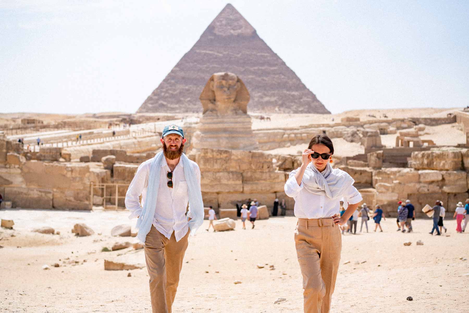 Pyramids of Giza in Egypt