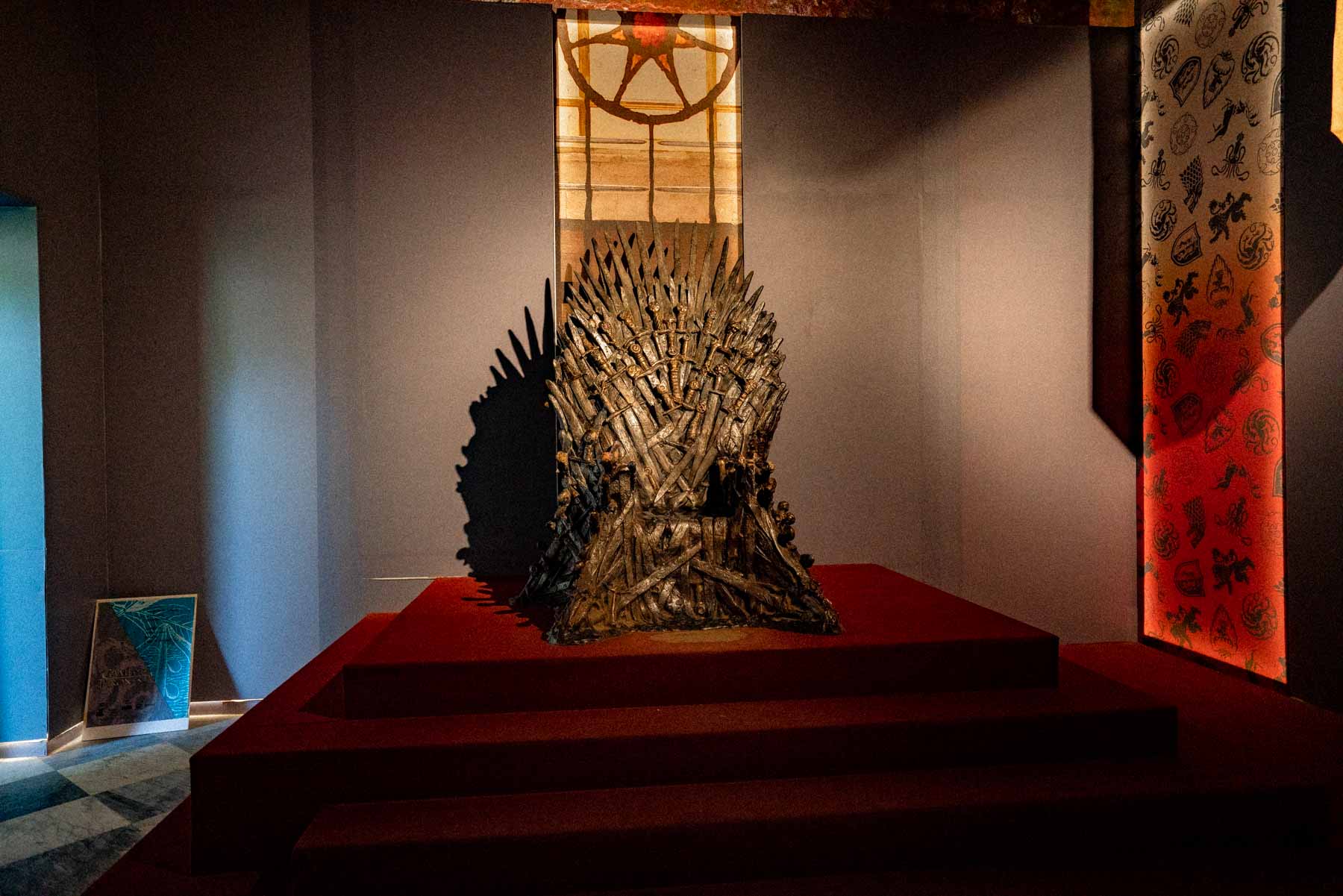 Where is the Game of Thrones Iron Throne located?