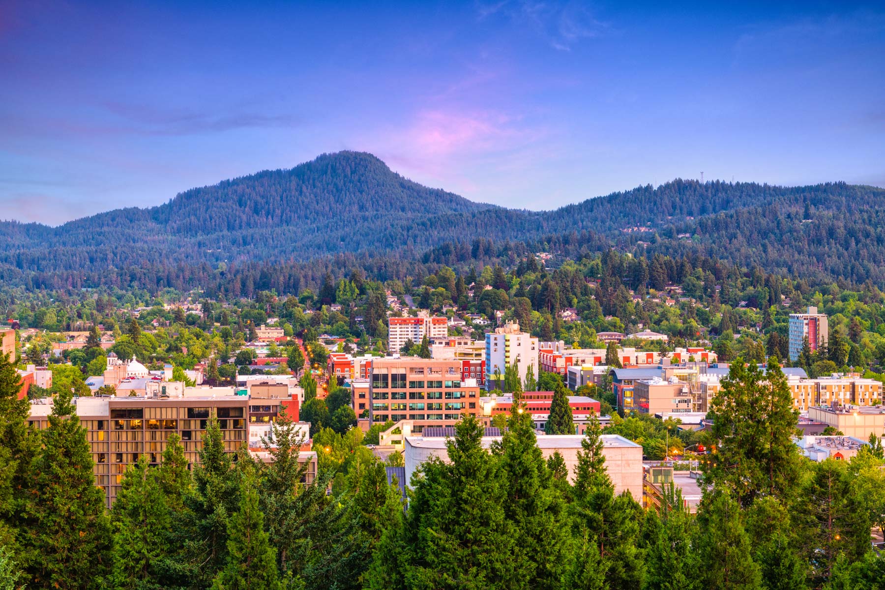 Eugene Oregon, Most populous cities Oregon