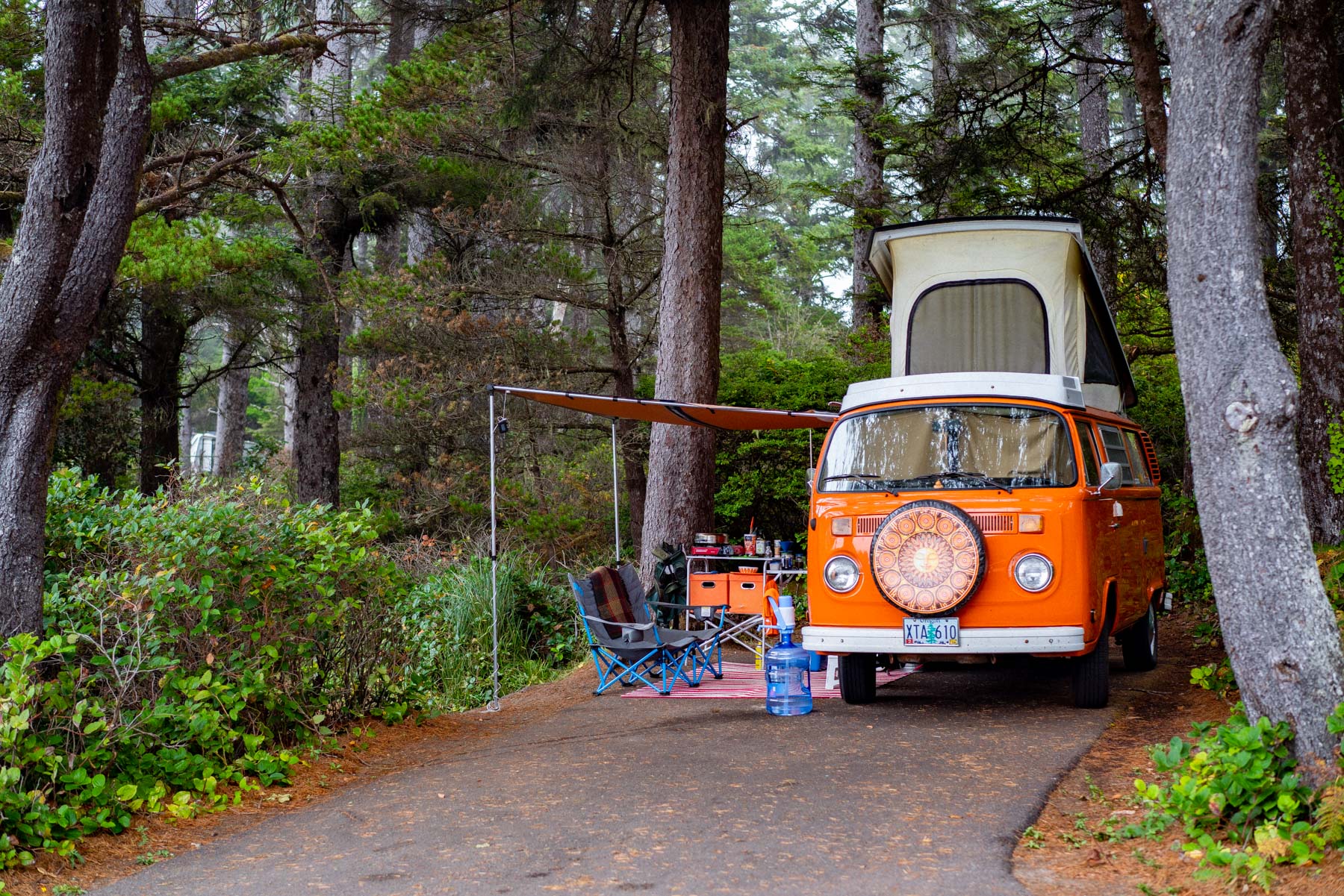 Camping at the Oregon Coast