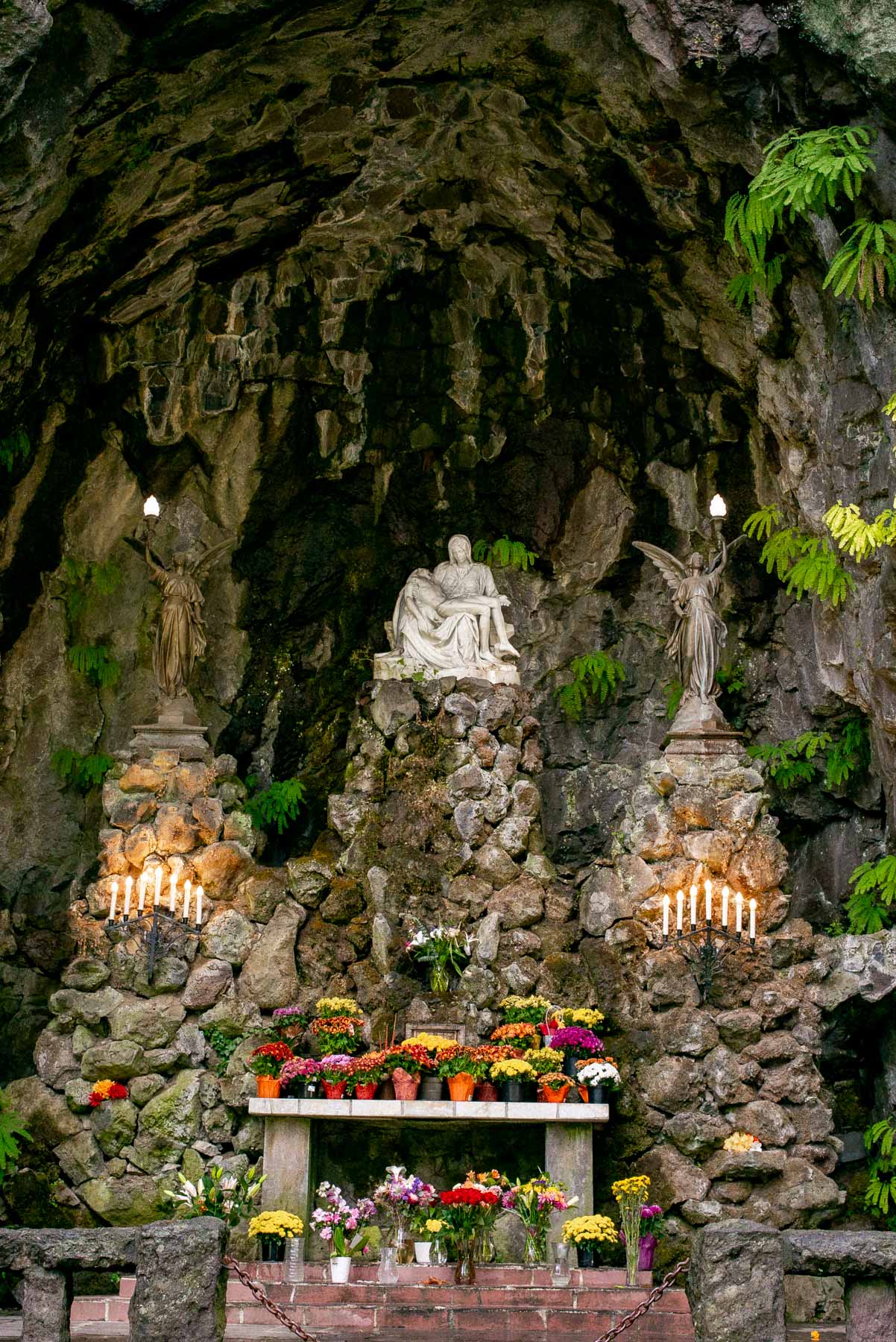 The Grotto statue