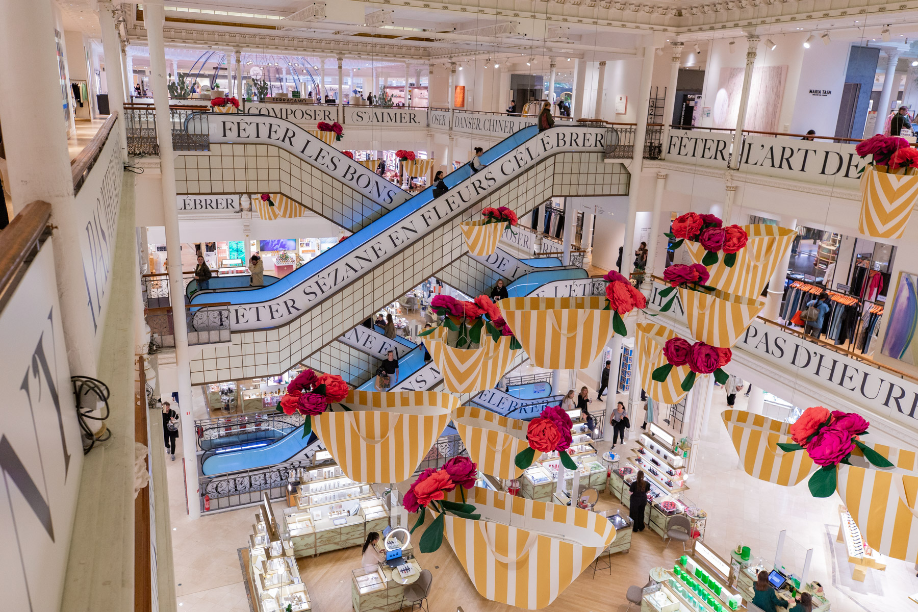 Le Bon Marche Interior Spring Decorations
Things to do Saint Germain