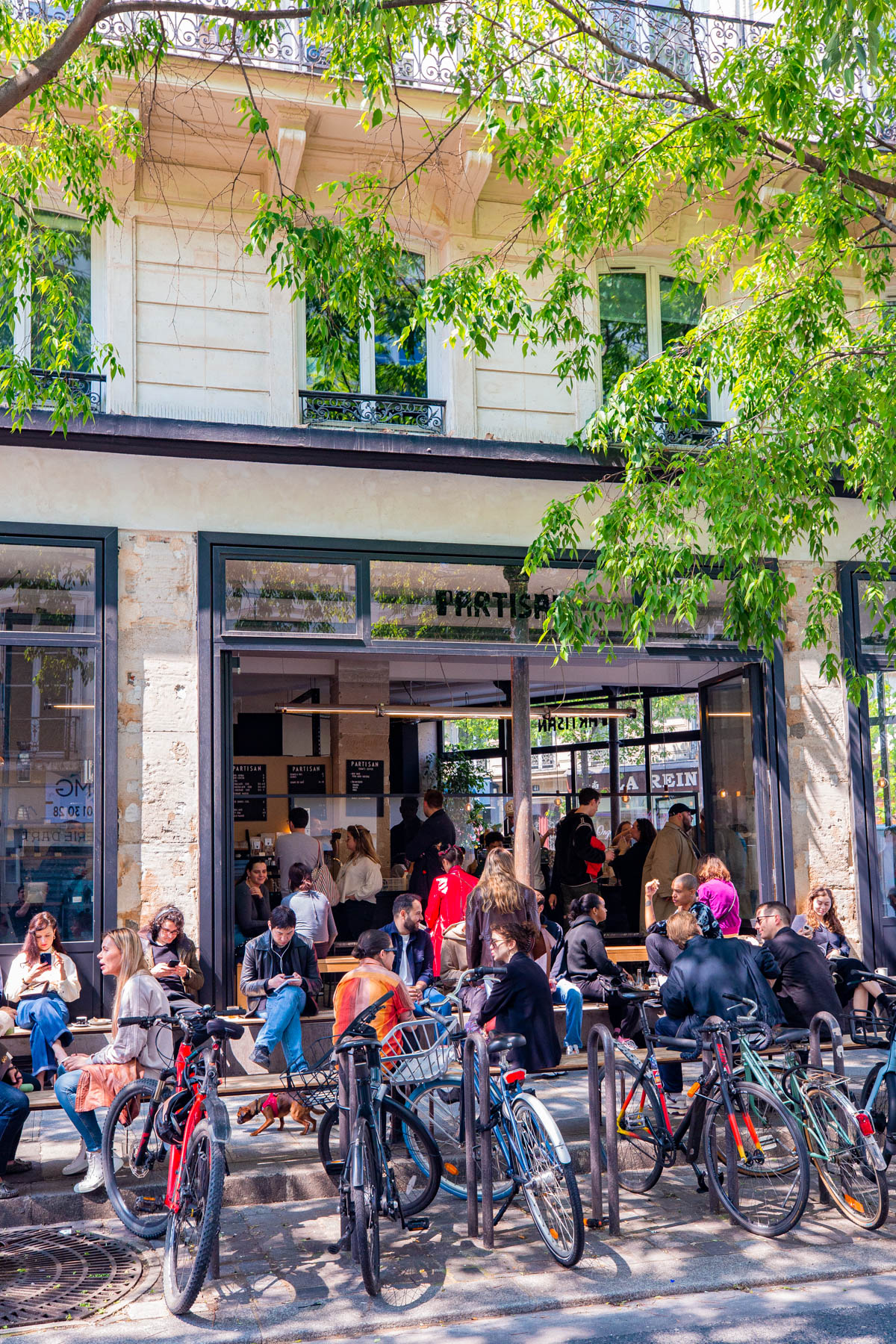 Partisan Artisan Cafe Paris Spring Exterior
Best coffee shops Paris