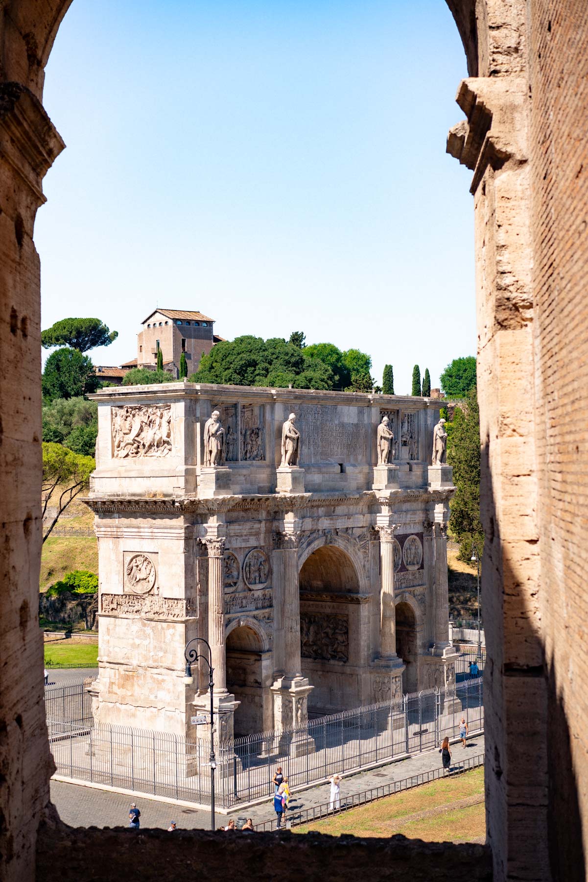 Monti Neighborhood Rome, Views from Colosseum 