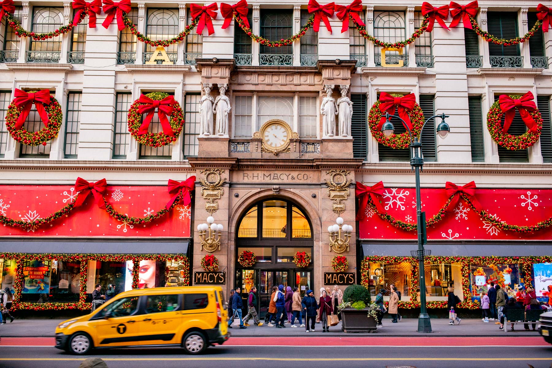 Macy's store at Christmas